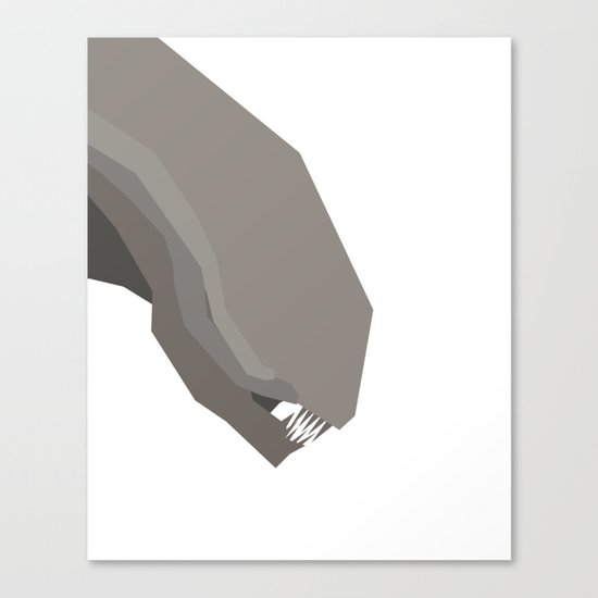 Basic Paper - Alien Canvas Print