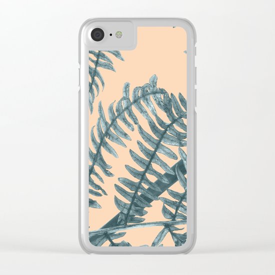 Silver Fern Clear iPhone Case