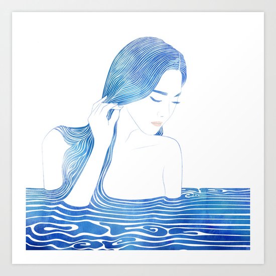 Water Nymph LXIX Art Print