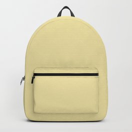 Vanilla Yellow Backpack | Solidcolor, Lightyellow, Yellowbackground, Yellowcolor, Color, Vanillayellowcolor, Vanillabackground, Yellow, Singlecolor, Simple 