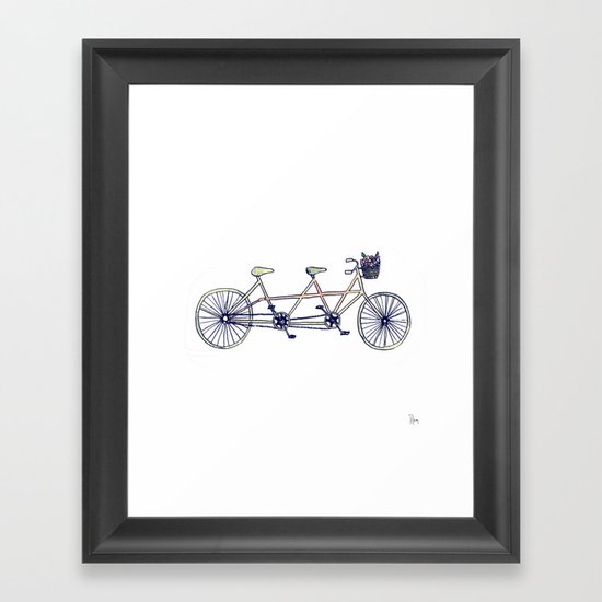 Tandem Framed Art Print