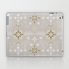Pastel Wild Flower Folk Pattern Laptop Skin