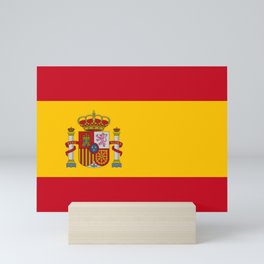 Flag of spain-spain,flag,flag of spain,espana,spanish,espanol,Castellano,Madrid,Barcelona, Mini Art Print
