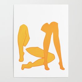 Leg Series (Goldenrod) Poster