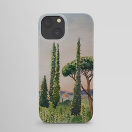 Florence Italy watercolour iPhone Case