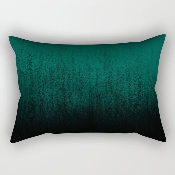 Emerald Ombré Rectangular Pillow