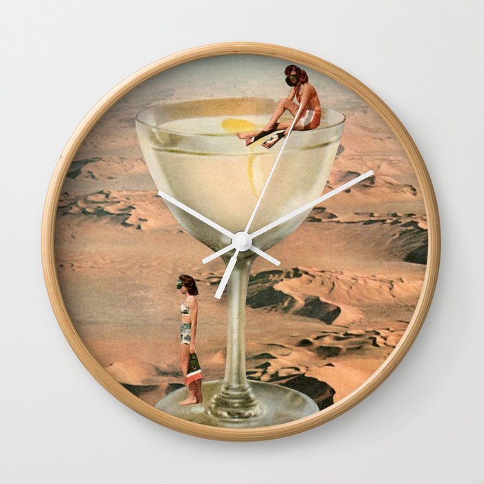 Dry Martini Wall Clock