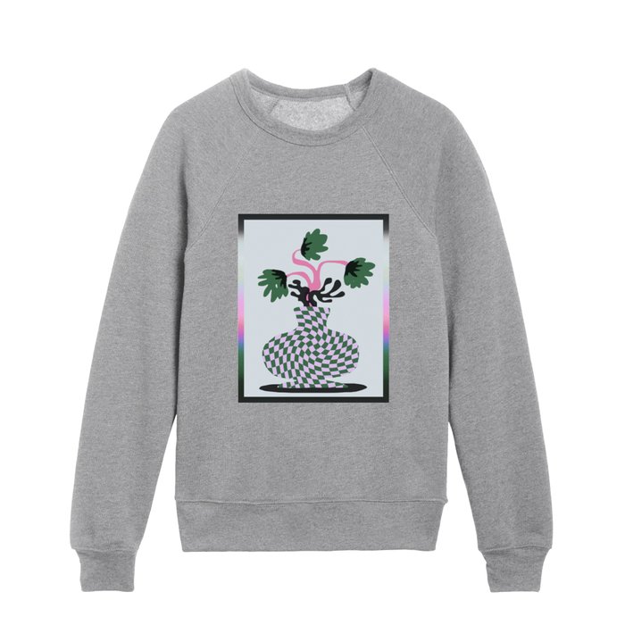 A Vase of Flowers Kids Crewneck