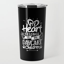 Daycare Provider Thank You Childcare Babysitter Travel Mug