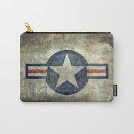 US Air force style insignia V2 Carry-All Pouch | Aviation, Airforce, Pilot, Roundel, Grungy, Star, Usaf, Painting, Unitedstates, Usn 