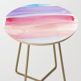 28   Abstract Painting Watercolor 220324 Valourine Original  Side Table