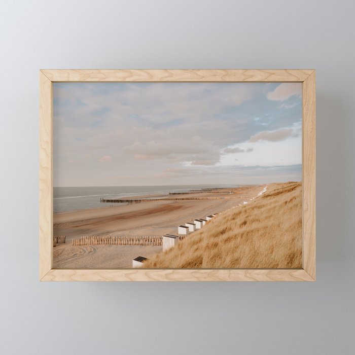 Beautiful beach view  Framed Mini Art Print