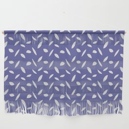 Tiny Petals & Leaves - Very Peri Pantone Colour Of The Year Wall Hanging