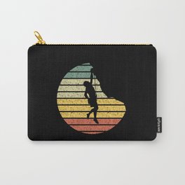 Climbing Silhouette vintage Carry-All Pouch
