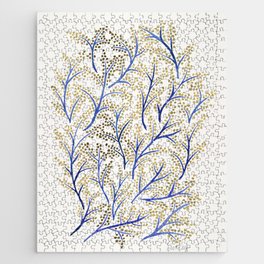 Branches – Navy & Gold Jigsaw Puzzle