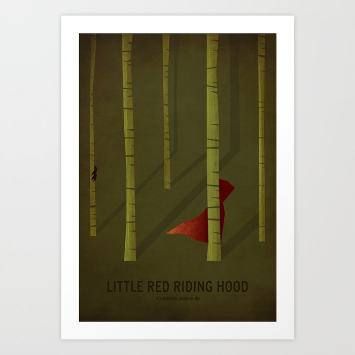 Little Red Ridding Hood Art Print