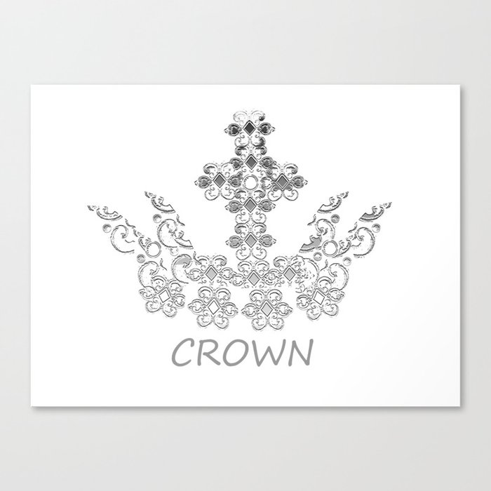 Crown: Queen Canvas Print