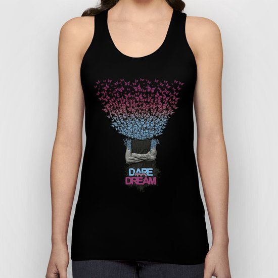 Butterflies In my head. Unisex Tank Top