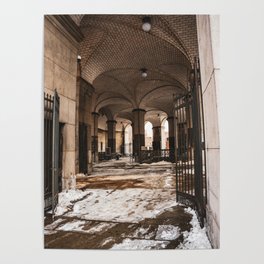 New York City | Architecture in NYC on a Winter Day Poster
