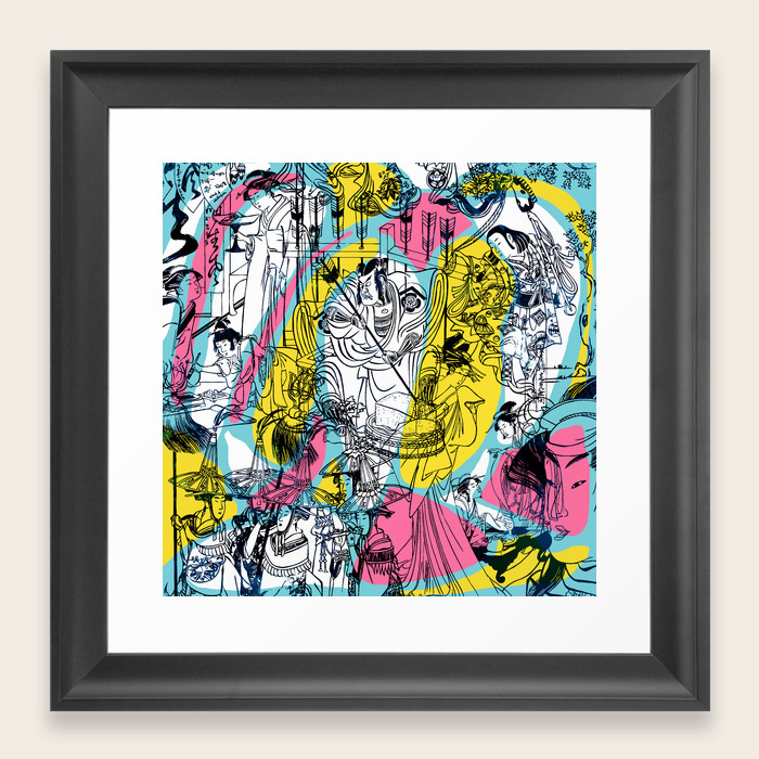 Get Wallpaper Genji Monogatari 2 Framed Art Print By Dividus Society6 Free