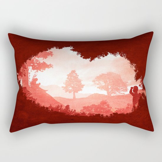 When we kissed Rectangular Pillow