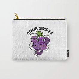 Sour Gripes Cute Fruit Grape Pun Carry-All Pouch