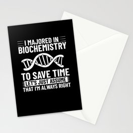 Biochemistry Molecular Biology Biochemist Study Stationery Card