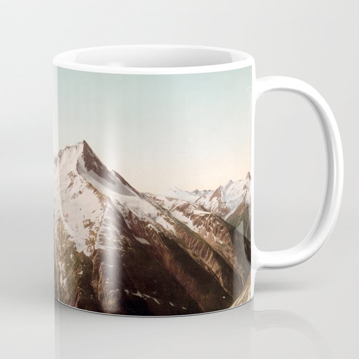 Vintage Mountain Peaks Coffee Mug