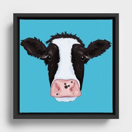 Cow Framed Canvas