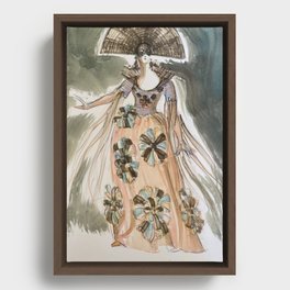 Opera Costumes Framed Canvas