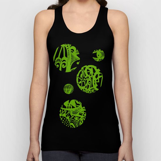 INK#7 Dream in Green Unisex Tank Top