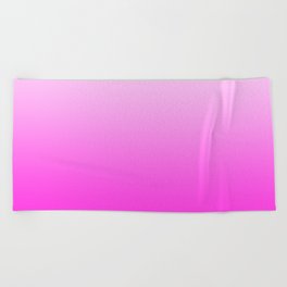 Monochromatic Pink Magenta Ombre Beach Towel