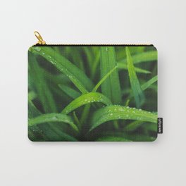 Fresh | Bright Green Spring Rain - Natural Imagery Carry-All Pouch