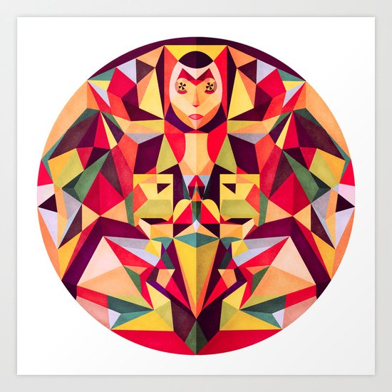 In the Middle of Something Art Print