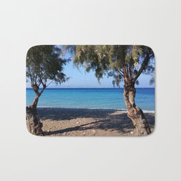 The Perfect Greek Beach Bath Mat | View, Swimming, Photo, Greek, Summerbeach, Greece, Ocean, Samos, Beach, Travel 