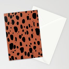 Earth Cheetah Animal Print Stationery Card