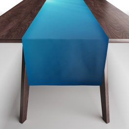 Underwater blue background Table Runner