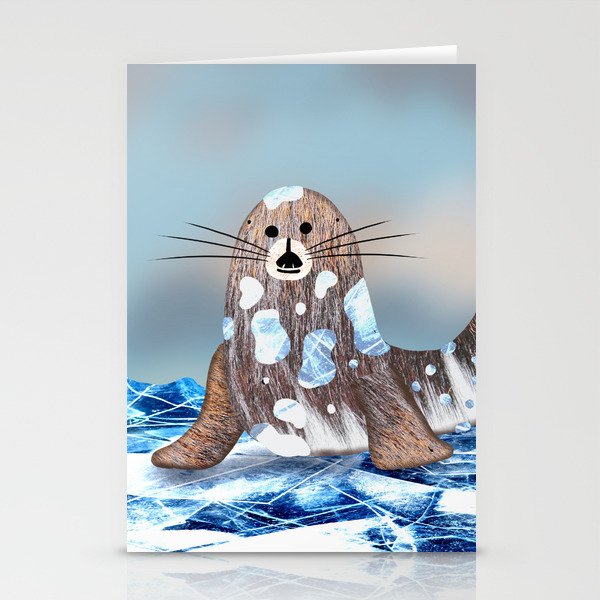 Cute Seal Stationery Cards