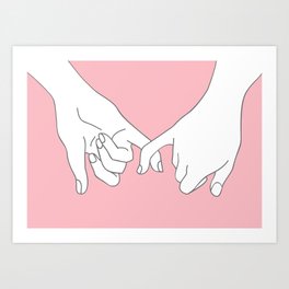 Pinky Promise 2 Art Print