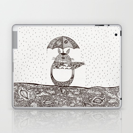 Happy Totoro Laptop & iPad Skin