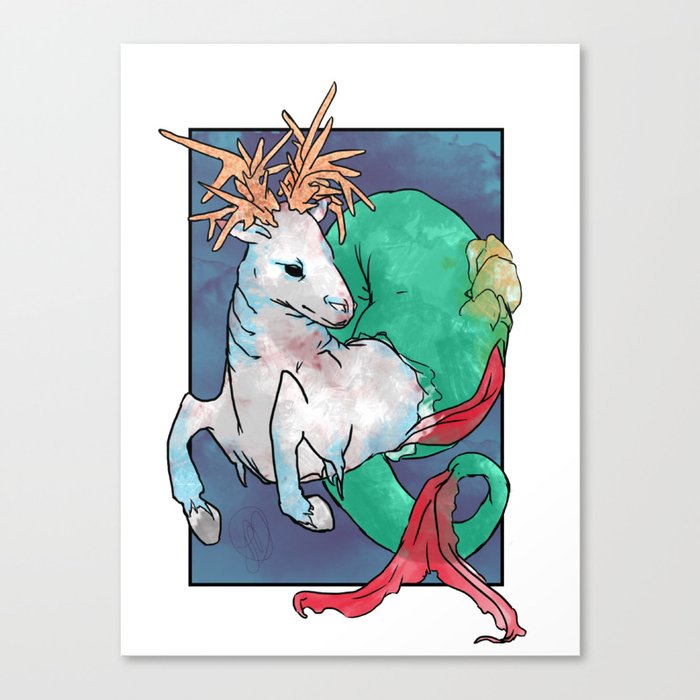Sea Goat Canvas Print