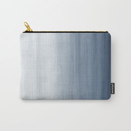 Ocean Watercolor Painting No.2 Carry-All Pouch | Summer, Sea, Nature, Ombre, Abstract, Indigo, Texture, Blue, Pattern, Watercolor 