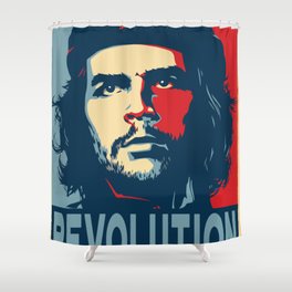 Che Guevara - Revolution, Hope Style Shower Curtain