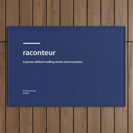 Raconteur - Dictionary Project Outdoor Rug