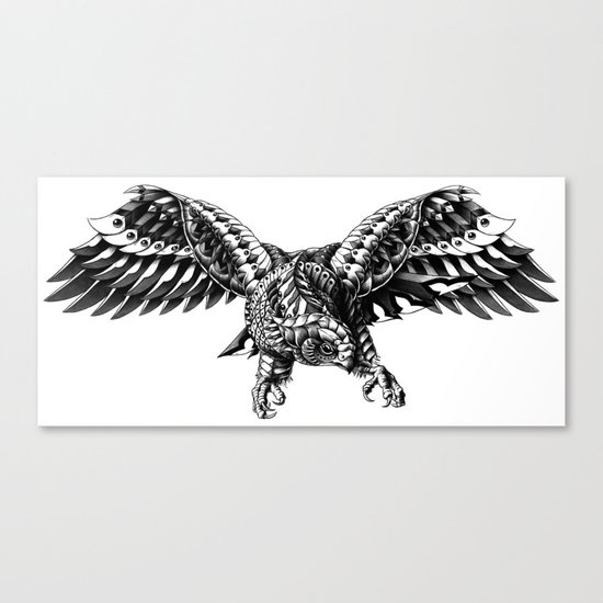 Ornate Falcon Canvas Print
