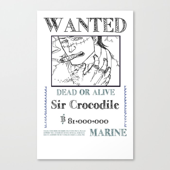 One Piece Wanted Poster - Sir Crocodile