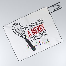 We Whisk You A Merry Christmas Picnic Blanket