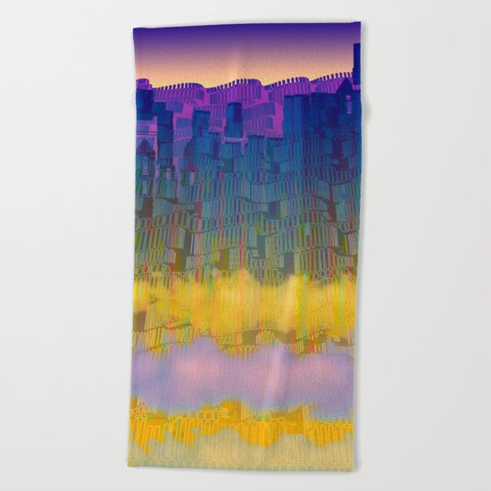 Urban 05-07-16 / WAVES of LIGHT Beach Towel