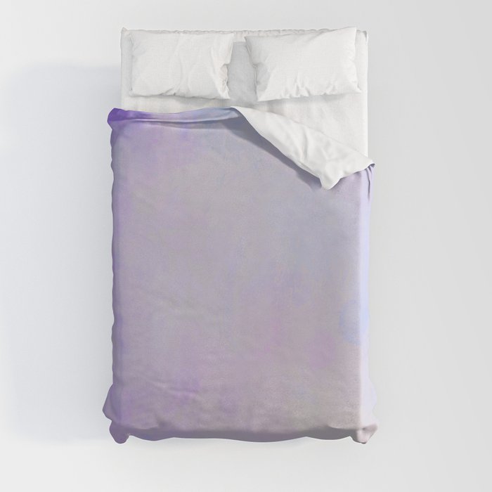 Dreamy soft violet blue Duvet Cover