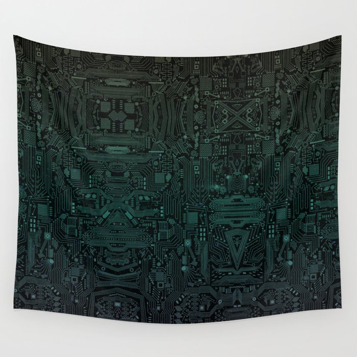Circuitry Details Wall Tapestry